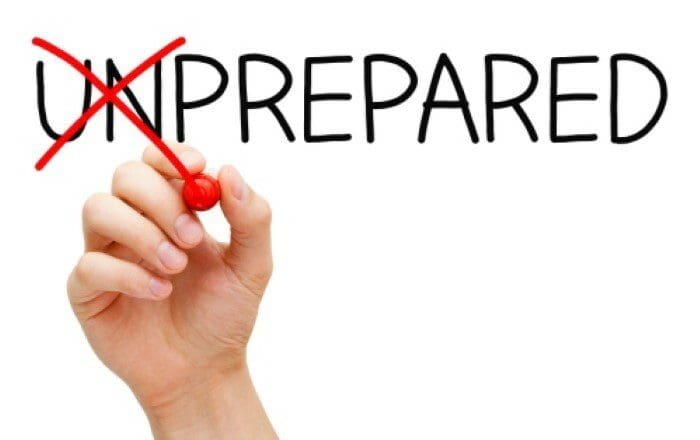 unprepared