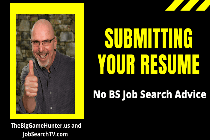 Submitting Your Resume Submitting Your Resume