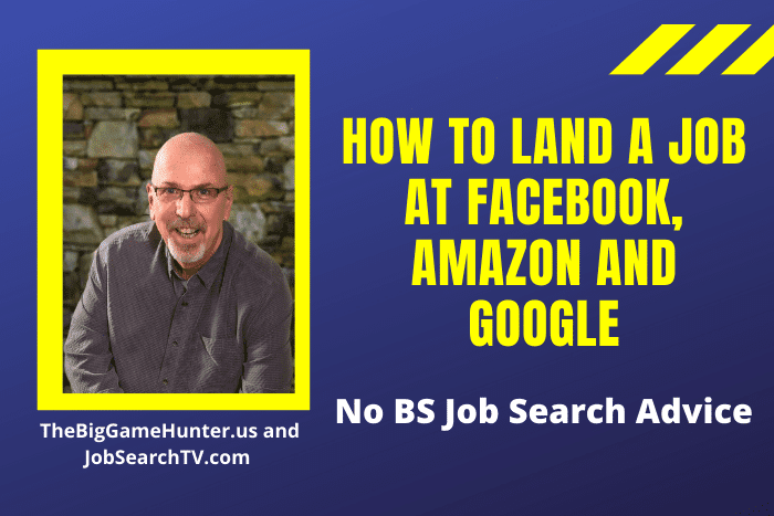 How to Land a Job at Facebook, Amazon and Google How to Land a Job at Facebook, Amazon and Google
