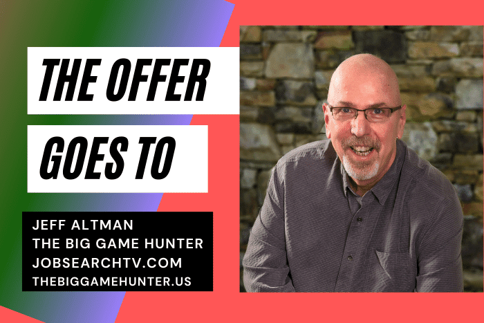 The offer goes to The offer goes to