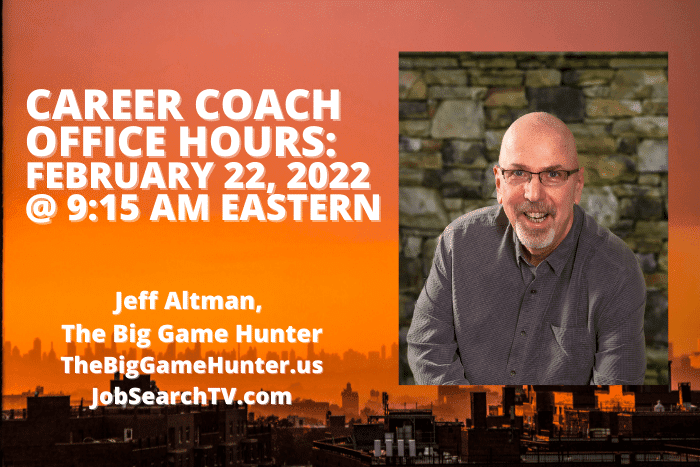Career Coach Office Hours February 22 2022 Career Coach Office Hours February 22 2022