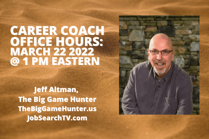 Career Coach Office Hours March 22 2022 Career Coach Office Hours: March 22 2022