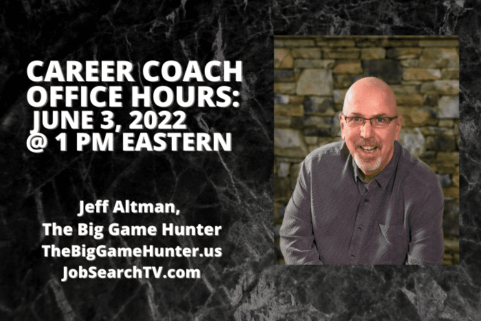 Career Coach Office Hours June 3 2022 Career Coach Office Hours: June 3 2022