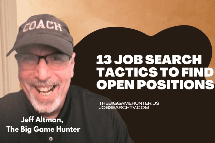 13 Job Search Tactics to Find Open Positions