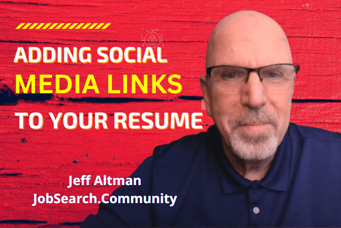 Adding Social Media Links to Your Resume