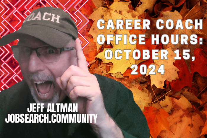 Career Coach Office Hours: October 15 2024