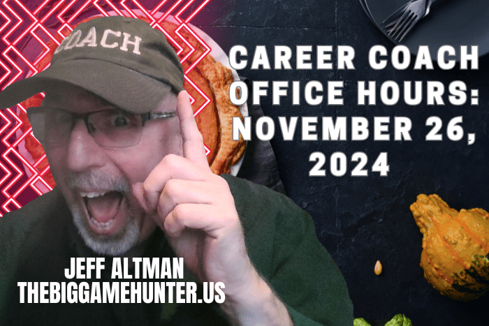 Career Coach Office Hours: November 26 2024