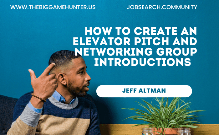 How to Create an Elevator Pitch and Networking Group Introductions #shorts